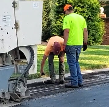 Measuring Asphalt Milling Depth St Louis MO
