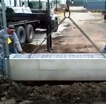 New Precast Parking Lot Trench Drain