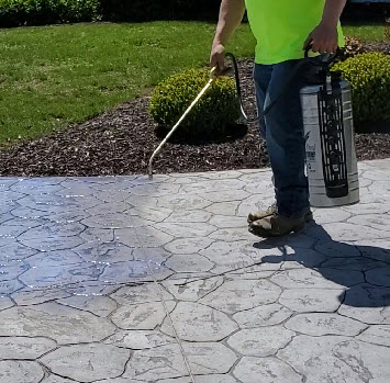 Sealing Stamped Concrete St Louis Missouri