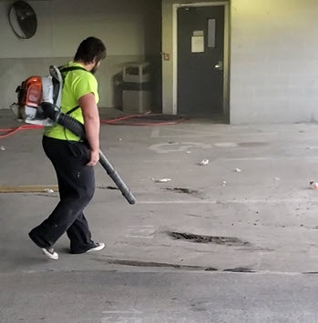 Parking Garage Cleaning