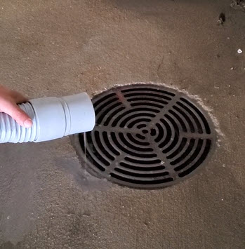 Parking Garage Scrubber Water Removal
